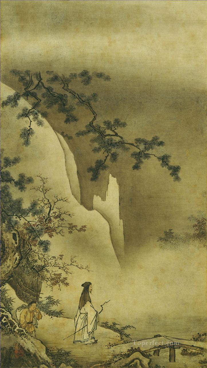 landscape 2 Kano Masanobu Japanese Oil Paintings